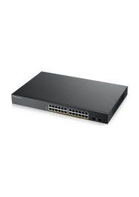 Resim Zyxel Gs1900-24hp V2, 24 Port, Gigabit, Poe 170w, 2 Port Gigabit Sfp, Yönetilebilir, Rackmount Switch 