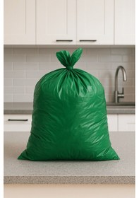 Resim Yeşil Rulo Çöp Poşeti 40x89 Cm 3x20 Adet Ev Mutfak İş Ofis Avantajlı Paket 