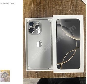 Resim Apple iPhone 16 Pro İkinci El TR | 128 GB | Natürel Titanyum 