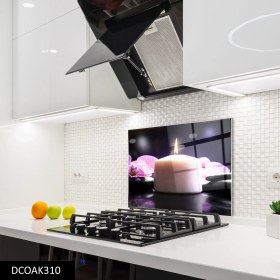 Resim Olinpa Cam Ocak Arkası Koruyucu | Mum 