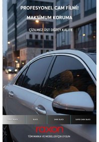 Resim Rulo Cam Filmi Çizilmez 1 Ply 75 Cm X 60 M Super Dark Black %5 