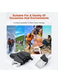 Resim Vkemall 17 Fonksiyonlu Çok Amaçlı Çelik Araç Seti, Anahtarlık İçin Pratik Ve Taşınabilir 