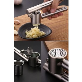 Resim Braventa Collection Makkam Home Sarımsak Ezici, Paslanmaz Çelik Sarımsak Presi, Sarımsak Kesici, Sarımsak Ezici, Sağlam 