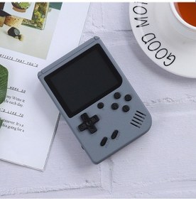 Resim Mk800 3.0 İnch Macaron Mini Retro Classic Handheld Game Console For Kids Built-in 800 Games, Support Av Output Grey 