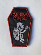 Resim StüdyoÜmitTişört Cannibal Corpse Tabut Logo Peç Arma Ve Kot Yamaları Cc-066 