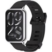 Resim Sones Xiaomi Mi Band 8 Pro Mijobs Düz Delikli Hava Alabilen Silikon Saat Kordonu 