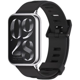 Resim Sones Xiaomi Mi Band 8 Pro Mijobs Düz Delikli Hava Alabilen Silikon Saat Kordonu 