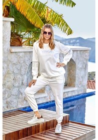 Resim Cossy By Aqua 24837 Kadın Eşofman Takım-krem Krem 