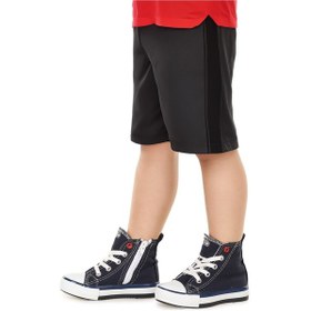 Resim Kiko Kids Tinna Bağcıklı Erkek Çocuk Boğazlı Keten Spor Ayakkabı Lacivert 