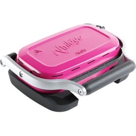 Resim Aksu Vintage Çiftli Waffle Makinesi 1300 W Pembe 
