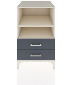 Resim Kronos Komodin 2 Raflı 2 Çekmeceli 60x59x96 Aytaşı-antrasit Aytaşı 