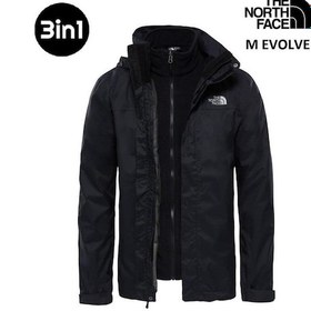 Resim The North Face Evolve Iı Triclimate 3in1 Erkek Ceket Siyah T0cg55jk3 Siyah 