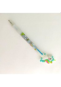 Resim Unicorn Başlıklı 2 Renk Tükenmez Kalem Yeşil 