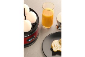 Resim Sevencook 400W Yumurta Pişirici Paslanmaz Çelik 1-7 Yumurta 