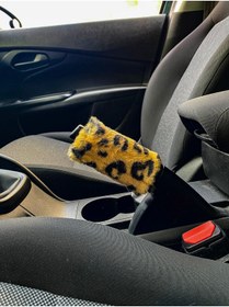 Resim Luord Store Yumuşak Peluş El Freni Süsü Leopar Desenli 