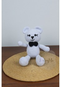 Resim Aleylife Amigurumi Ayıcık Bebek Açık Mavi 