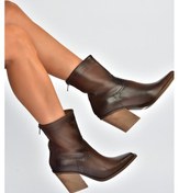 Resim Fox Shoes V654080303 Kahverengi Hakiki Deri Western Kovboy Kadın Bot Kahverengi-hakiki Deri 