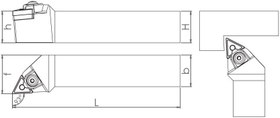 Resim M Sistem - ISO MTJNR/L 93° Dış Çap Torna Kalemi 