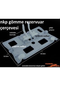 Resim Nkp Gömme Rezervuar Çerçevesi Şeffaf Küçük Boy İç Takım Çerçeve M 