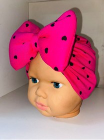 Resim Amur Bebek Fiyonklu Bebek Bone & Bandana 