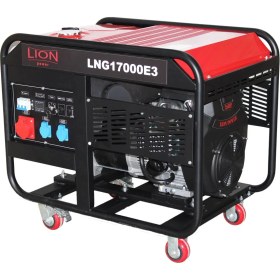 Resim Lıon Power Lng 17000E3 Benzinli Jeneratör 17 Kva Marşlı Trifaze %100 Bakır Sargılı 