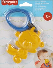 Resim Fisher Price Hayvan Temalı Dişlik Sarı Maymun Diş Kaşıyıcı Sarı 