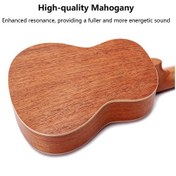 Resim Andoer Andoer 21 Inç Ukulele Akustik Ukulele Maun Aquila Dizeleri Kahverengi 