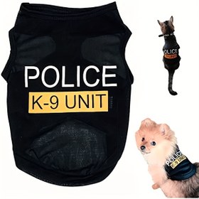 Resim Sevimli Cosplay Evcil Hayvan Kostümü, Harf Grafikli Köpek Yaz Yelek Giyim, Tüm Mevsimler İçin Evrensel 