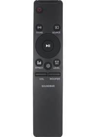 Resim Hombey Samsung Uyumlu Hw-k850/k950/k850/za Ses Çubuğu İçin Yerine Geçici Kumanda, 10m Kablosuz Mesafe, Direkt Fonksiyon Erişiimi, Siyah Pil Yok 