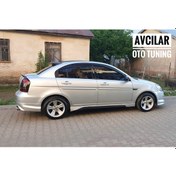 Resim AVCILAR OTO TUNING Hyundai Accent Uyumlu Era Yan Marşpiyel Seti Araç Rengi Boyalı Sağ Sol 