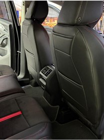 Resim Volkswagen Tiguan 2023-2025 Arası Arka Sırt Arka Oturma 2 Parça Arka Sırt Kolcaklı-oto Koltuk Kılıfı 