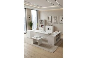 Resim Yurudesign Vario ABCDEF Ofis Büro Masa Takımı 3 Renk VO17-W 