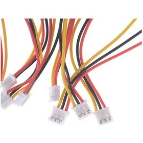 Resim 2mm 3pin Jst Ph Kablolu Konnektör Beyaz Takım 10cm - Çift Taraflı 