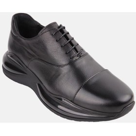 Resim Marcomen 16298 Siyah Sneaker Deri Ayakkabı 001 