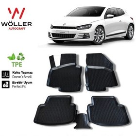 Resim Volkswagen Scirocco Paspas 2009 Sonrası 3d Havuzlu Paspas 