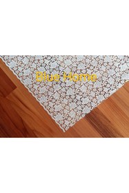 Resim Style Pvc Dantel Raf Örtüsü Kaymaz Raf Dolap Ve Çekmeçe Örtüsü Eni: 50 Cm X 1 Mt -beyaz Gül 