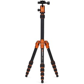 Resim Benro MeFOTO A0350Q0O BackPacker Travel Tripod Kit (Orange) 