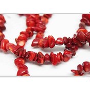 Resim Mercan Doğal Kırık Doğal Taş Dizisi Boyalıdır 