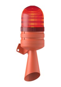 Resim Mesan Led Döner 2 Ses Borulu Elektronik Siren Kırmızı 220Vac Ms 5827.1.220Vac 