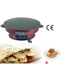 Resim Uğur Büyük Boy Elektrikli Termostatlı Katmer Sacı Yufka Gözleme Sacı (55 Cm.) Bordo 