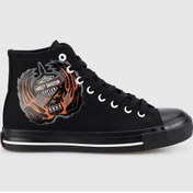 Resim Harley Davidson Plano Siyah Kadın Sneaker 023z100148 