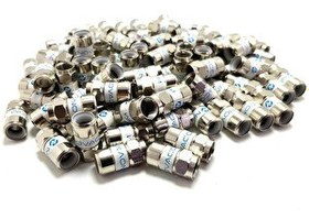 Resim Novacom Sıkmalı Kolay F RG6 Konnektör 100 Adet 
