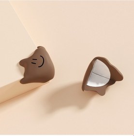 Resim Sones Bebek Masası Köşesi Çarpışma Önleyici Silikon Koruyucu Kılıf Kahve 