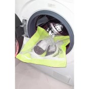 Resim Ayakkabı Yıkama Filesi – Büyük Boy 36X36 cm – Hassas Çamaşırlar ve Terlikler Için Makine Yıkama Filesi – Koruyucu File Çanta (Sarı) 