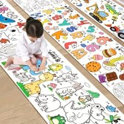 Resim Gençler için 3 Metre Uzunlukta Yaratıcı Karalama Kağıdı Rulosu - Kendin Yap Boyama & Grafiti Sanatı, Eğlenceli Hayvan, Meyve & Nesne Tasarımlarıyla Hayal Gücünü Uyarın, 3 Yaş ve Üzeri İçin Mükemmel Doğum Günü, Cadılar Bayramı, Şükran Günü & Noel Hediyesi, Çizim Oyuncakları 