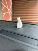 Resim 3dbaydesign Yeni Trend Sallanan Kedi Torpido Aksesuarı (beyaz) 