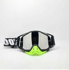 Resim Pazly Dayanıklı Motosiklet Gözlüğü - Uv 400 Koruma, Esnek Çerçeve, Buğu Önleyici, Darbe Dayanıklı Lens, Yüksek Streç Kayış 