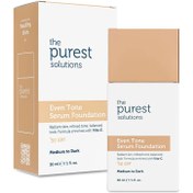 Resim The Purest Solutions Even Tone SPF50+ Leke Karşıtı Serum Fondöten 30 ml - Medium to Dark 
