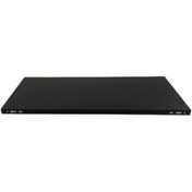 Resim RafBurada ® Renkli Çelik Raf Tablası Siyah-1.00 Mm-43x93 