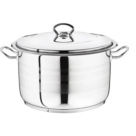 Resim Safinox Flavia Çelik Derin Tencere 32x20 cm-16 Litre 